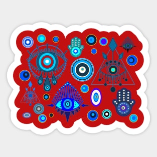 evil eye Sticker